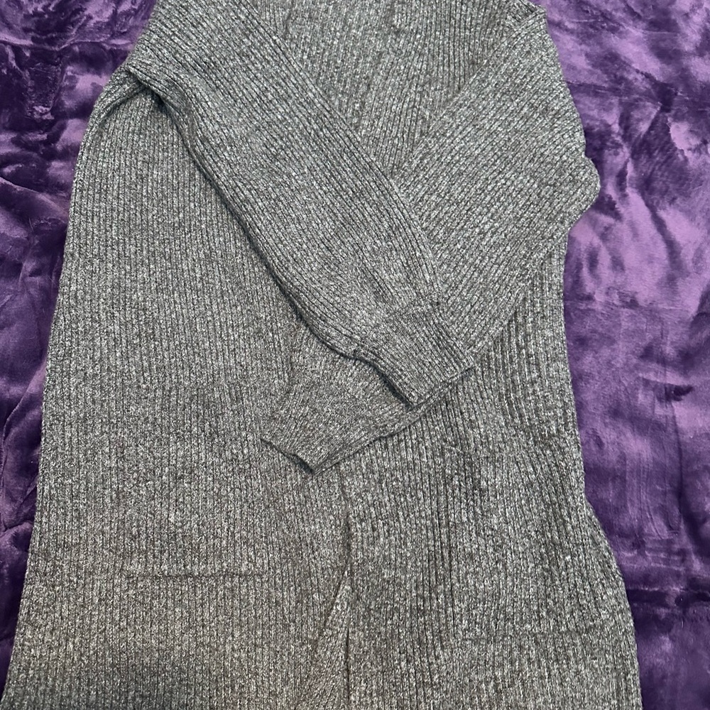 Market & Spruce Charcoal Gray Women's Cardigan